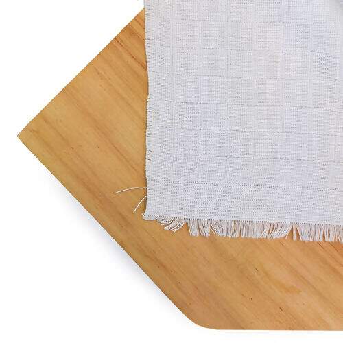 Tecido Fralda Premium Quadriculada 100% Algodão 0,80m Largura - 1 Metro