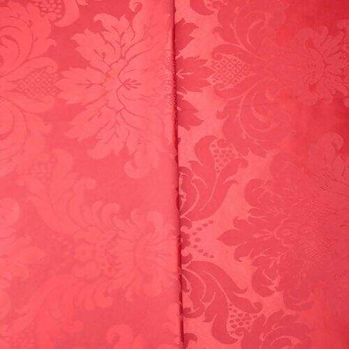 Tecido Jacquard Estampado (Meio Metro) c/ 2,80 mt de Largura - Vermelho