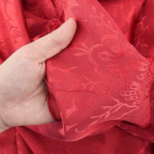 Tecido Jacquard Estampado (Meio Metro) c/ 2,80 mt de Largura - Vermelho