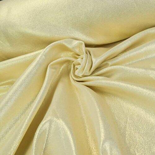 Tecido Jacquard Lurex Dourado Liso - 0,50x1,40m