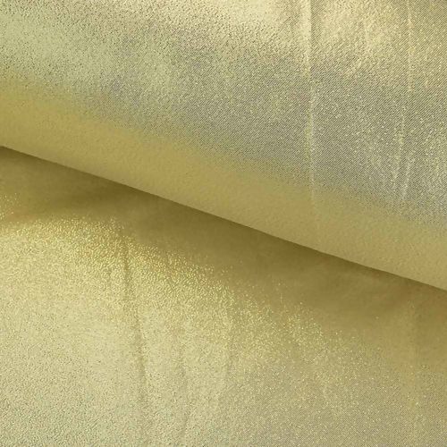 Tecido Jacquard Lurex Dourado Liso - 0,50x1,40m