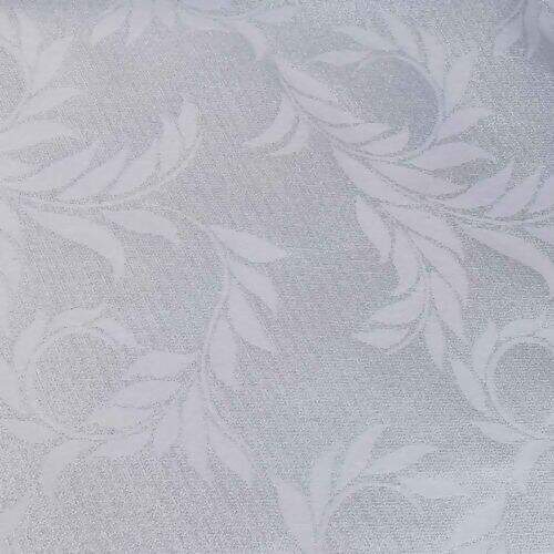 Tecido Jacquard Lurex Ramos Prata - 0,50x1,40m