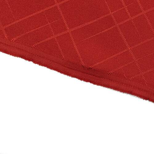 Tecido Jacquard Requinte II (Meio Metro) c/ 1,60 mt de Largura - Riscado Vermelho