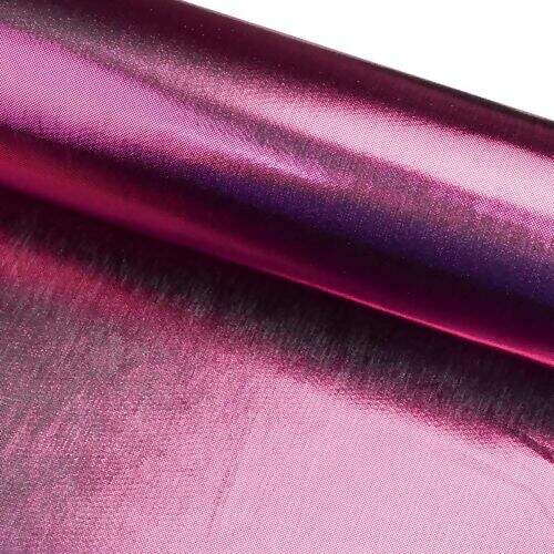 Tecido Lamê Laminado Nova York 1,00x1,50 mt Cor:M94 Pink Fundo Preto