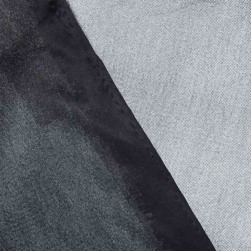 Tecido Lamê Laminado Nova York 1,00x1,50 mt Cor:D14 Prata Fundo Preto