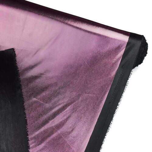 Tecido Lamê Laminado Nova York 1,00x1,50 mt Cor:M17 Rosa Fundo Preto