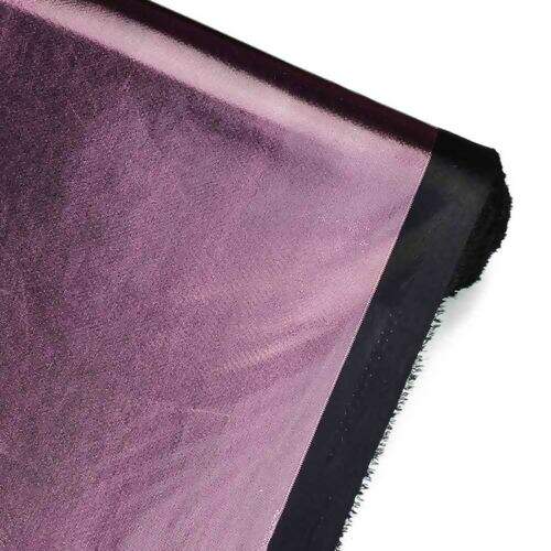 Tecido Lamê Laminado Nova York 1,00x1,50 mt Cor:M17 Rosa Fundo Preto