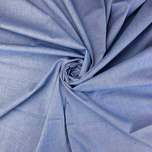 Tecido Tricoline Fio Tinto Liso Chambray R007 0,50x1,50m
