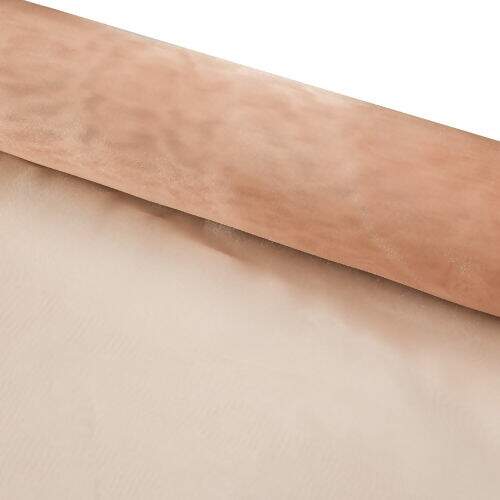 Tecido Organza Cristal Bege Claro - 1 Metro