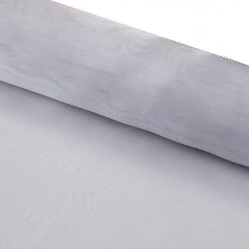 Tecido Organza Cristal Prata - 1 Metro