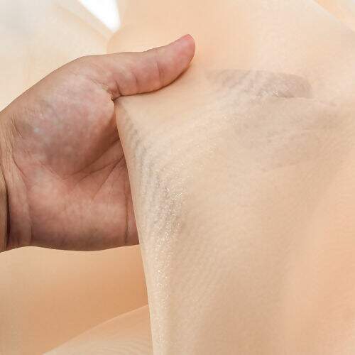 Tecido Organza Cristal Salmão - 1 Metro