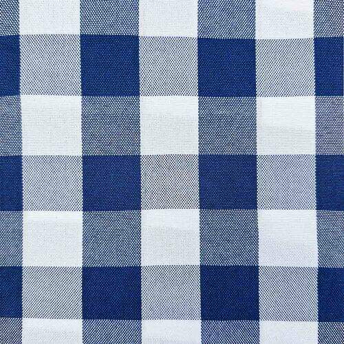 Tecido Oxford Xadrez 1,50m Largura - 1 Metro Cor:Azul Marinho