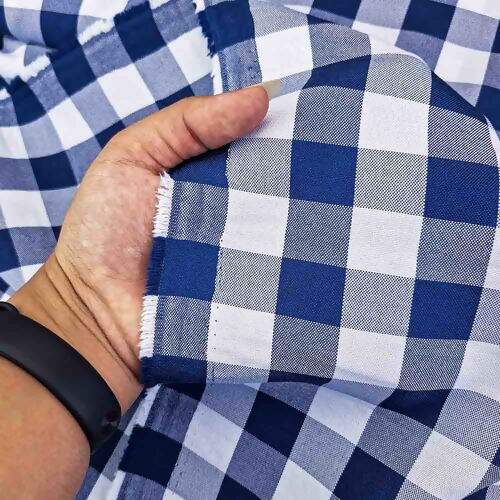 Tecido Oxford Xadrez 1,50m Largura - 1 Metro