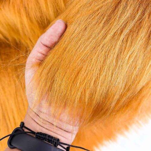 Tecido Pelúcia Pelo Alto Pelicancril e Nordic 0,50mx1,60m