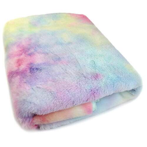 Tecido Pelúcia Pelo Médio Jazz Rainbow - 0,50x1,50m