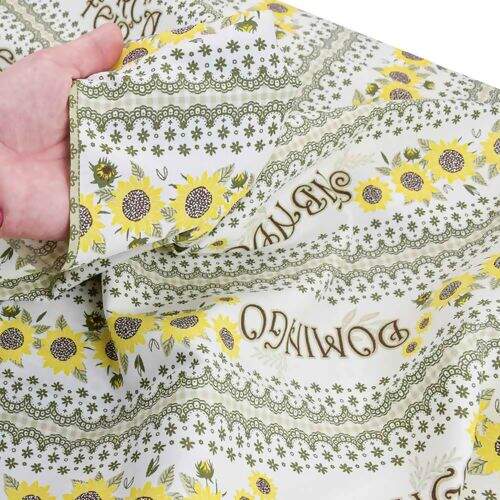 Tecido de Algodão Estampado (60 cm) - 2628 Semaninha Girassol