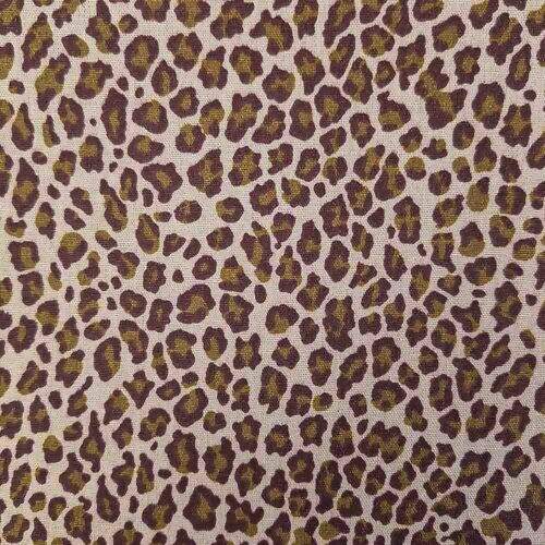 Tecido de Algodão Estampado (Meio Metro) - Oncinha