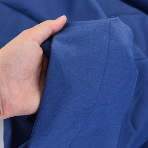 Tecido Tricoline Fio Tinto Liso 0,50x1,50m - 0295 Azul Marinho