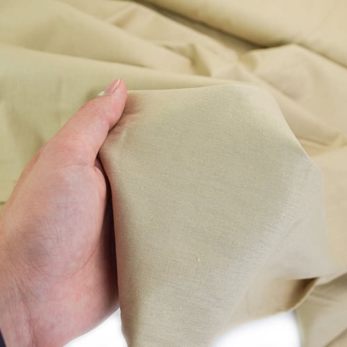 Tecido Tricoline Fio Tinto Liso 0,50x1,50m - 0312 Bege