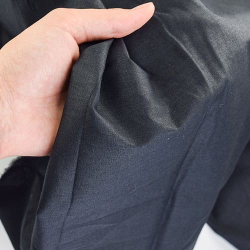 Tecido Tricoline Fio Tinto Liso 0,50x1,50m - 0009 Preto