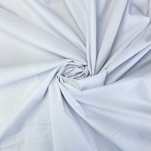 Tecido Tricoline Fio Tinto Liso 0,50x1,50m - 0001 Branco