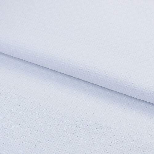 Tecido Vagonite Estilotex para Bordar com Fitas (Meio Metro) com 1,40 mt de Largura - Branco