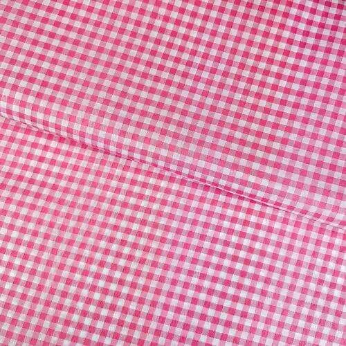 Tecido Xadrez 05mm 100% Poliéster - 1 Metro Cor:05 Rosa