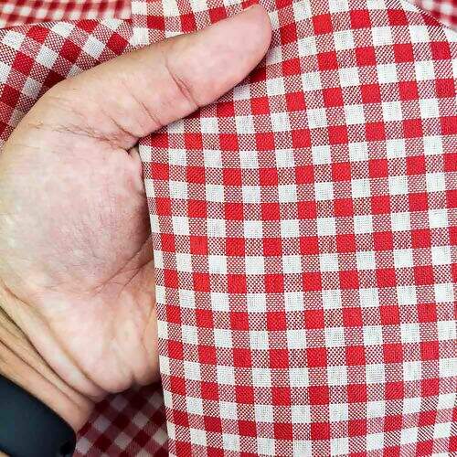 Tecido Xadrez 05mm 100% Poliéster - 1 Metro