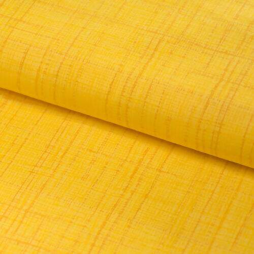 Tecido de Algodão Estampado (Meio Metro) - Textura Amarelo Eva e Eva