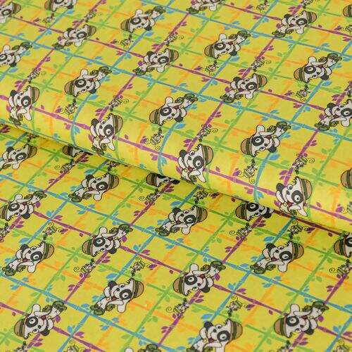 Tecido de Algodão Estampado (Meio Metro) - Doki Cipó