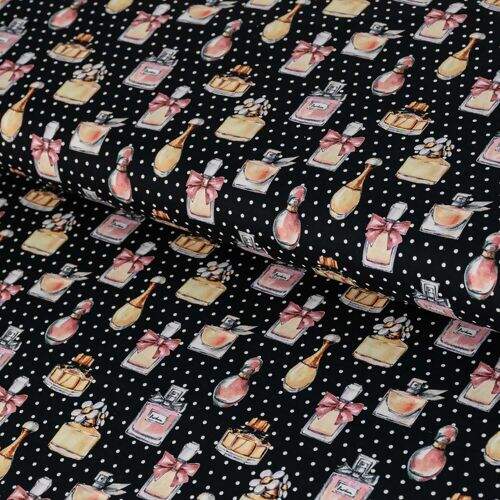 Tecido de Algodão Estampa Digital (Meio Metro) - Perfumes