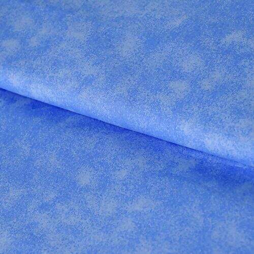 Tecido de Algodão Estampado (Meio Metro) - Poeira Azul Celeste