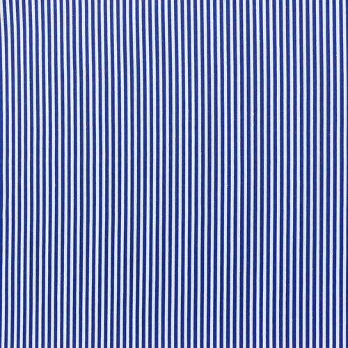 Tecido de Algodão Estampado (Meio Metro) - Listrado Marinho
