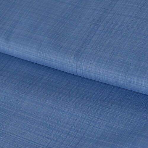 Tecido de Algodão Estampado (Meio Metro) - Riscadinho Azul