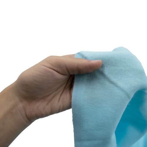 Tecido Flanela Liso 0,50 x 0,80 mt - Azul Bebê