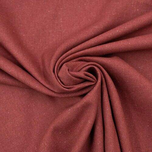 Tecido Linho Misto (Meio Metro) - Marsala