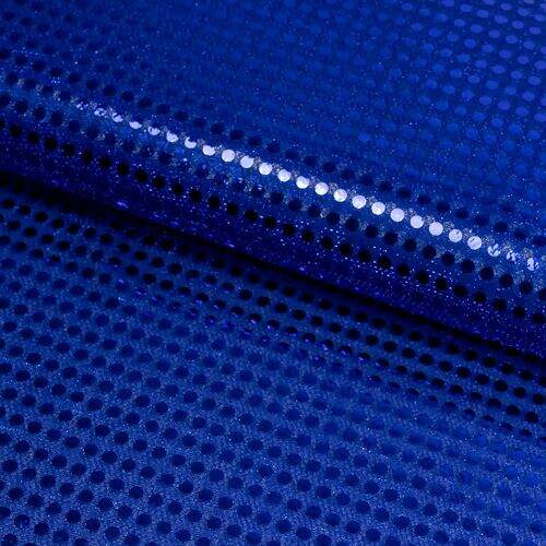 Tecido Paetê Laminado 0,50x1,00m Cor:R04 Azul Royal