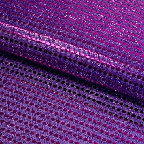 Tecido Paetê Laminado 0,50x1,00m Cor:P62 Roxo