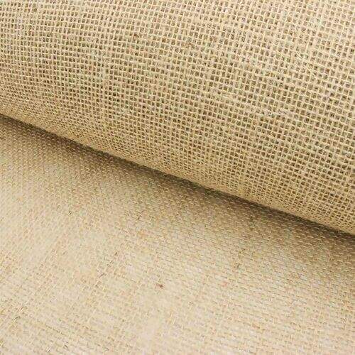 Tela de Juta Natural P9/100 Trama Intermediária 25,00x1,00m
