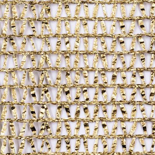 Tela Leve Metalizada 0,90 mt de Largura Cor Ouro - 1 Metro