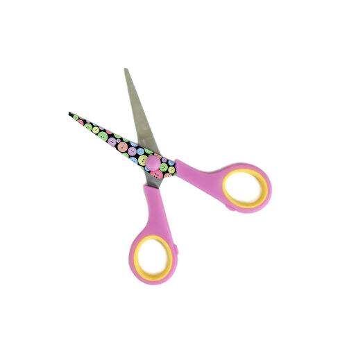 Kit Tesoura 03 Unidades 14/19/21,5 cm - Botão