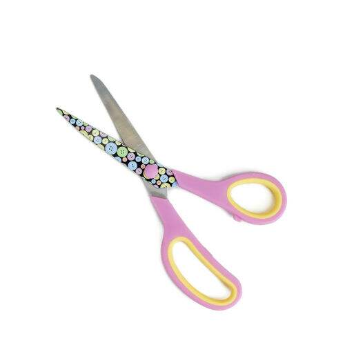 Kit Tesoura 03 Unidades 14/19/21,5 cm - Botão