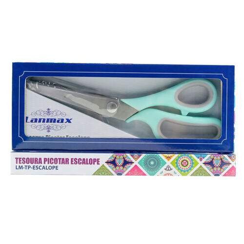 Tesoura de Picotar Escalope Lanmax