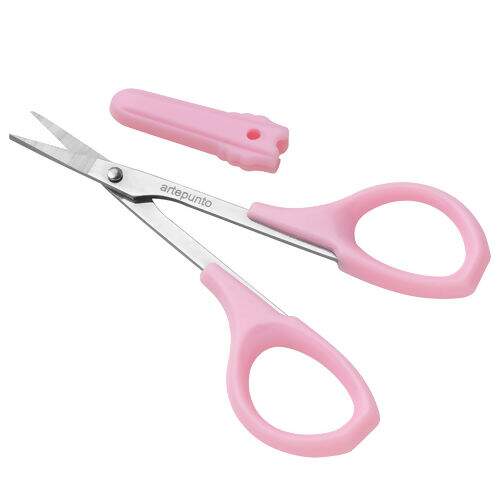 Tesoura Ponta Reta para Bordar Rosa 9,8 cm ArtePunto