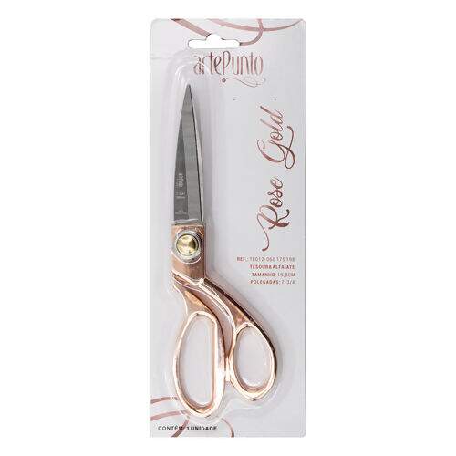 Tesoura de Alfaiate ArtePunto Rosê Gold -19,8 cm