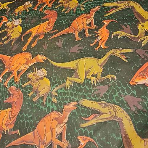 TNT Estampado Dinossauros Novo - 1 Metro