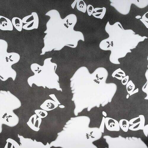 TNT Estampado Supper Largura 1,40m - 1 Metro Cor:1001P Halloween Fantasma Boo