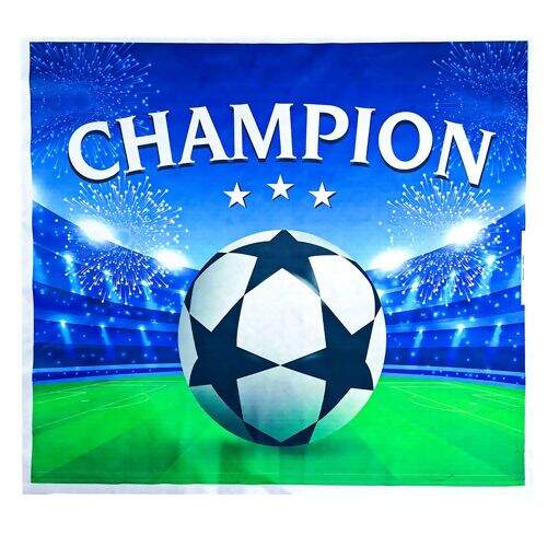 Painel de TNT Estampado 1,20x1,40m - Unidade Modelo:Futebol Champion
