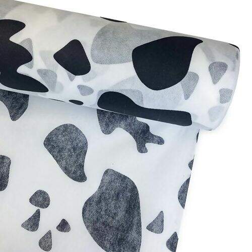 TNT Estampado Mewi Largura 1,40m - 1 Metro Cor:1190P Mancha (Vaca Malhada)