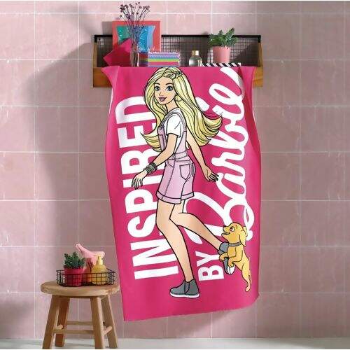 Toalha de Banho Infantil Döhler 70x115cm Barbie 27